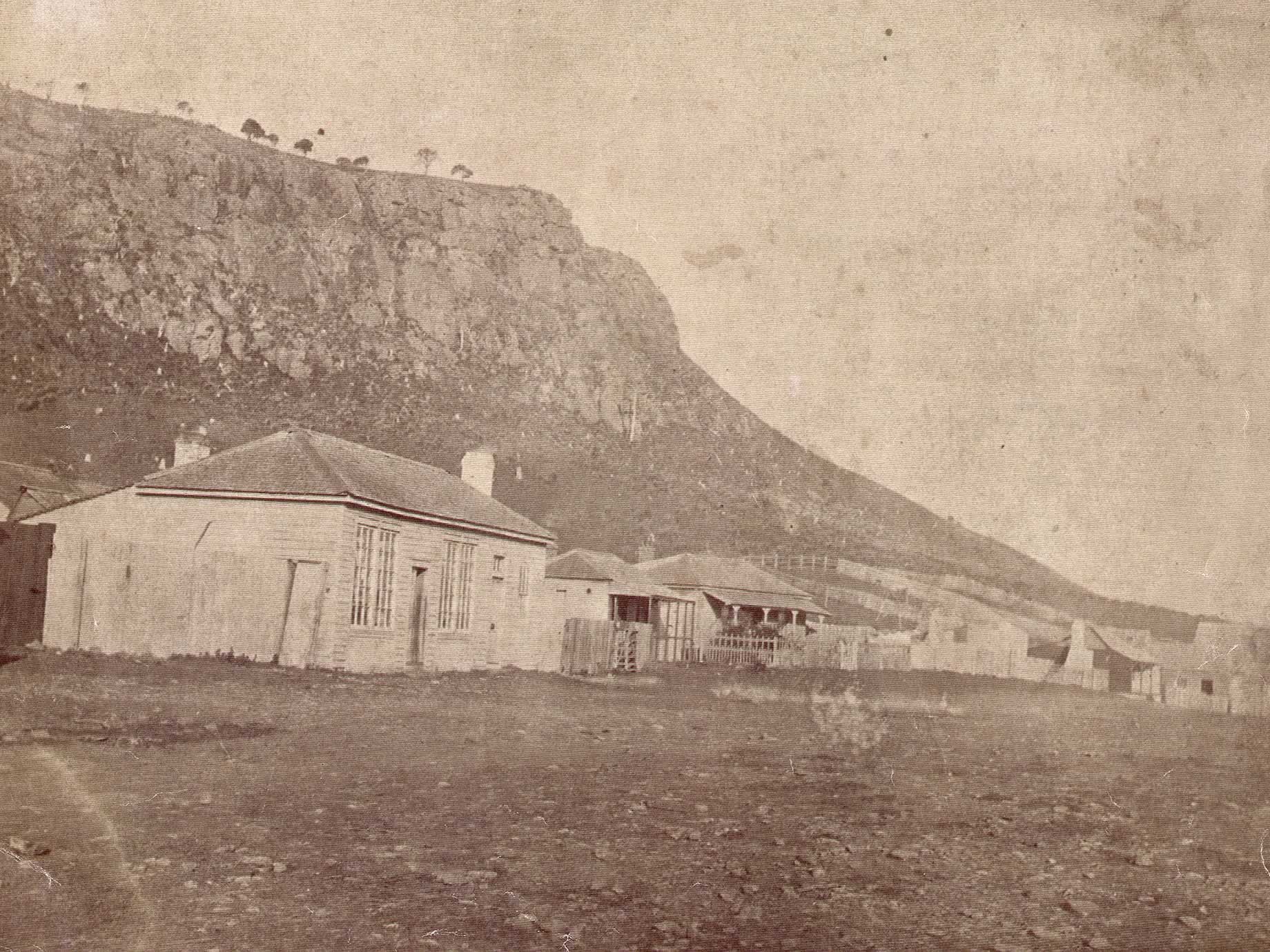 Church Street, main street of Stanley, 1858