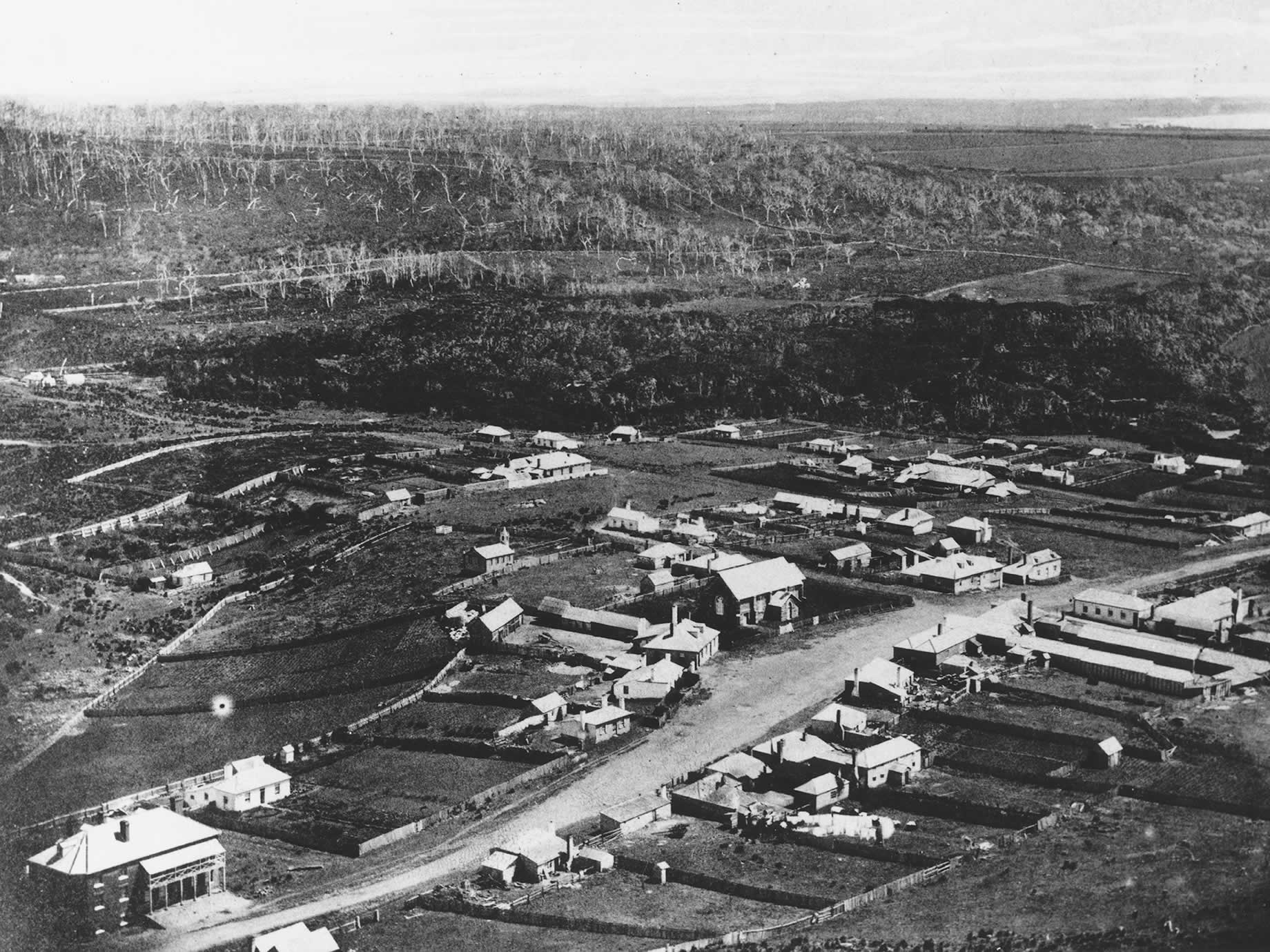 La ville de Stanley en 1858, photographiée par Fred Frith